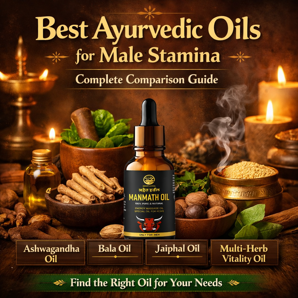 Best Ayurvedic Oils for Male Stamina: Complete Comparison Guide (2026)