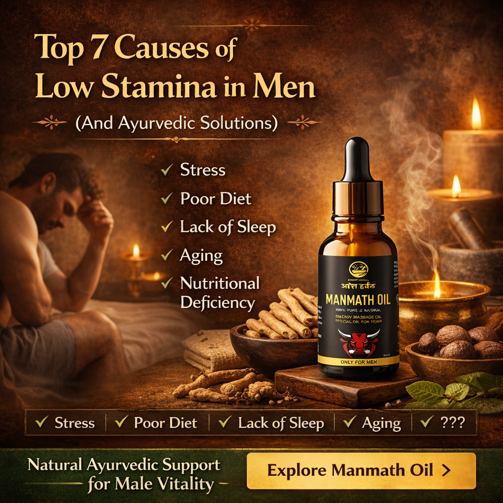 Top 7 Causes of Low Stamina in Men (And Ayurvedic Solutions)