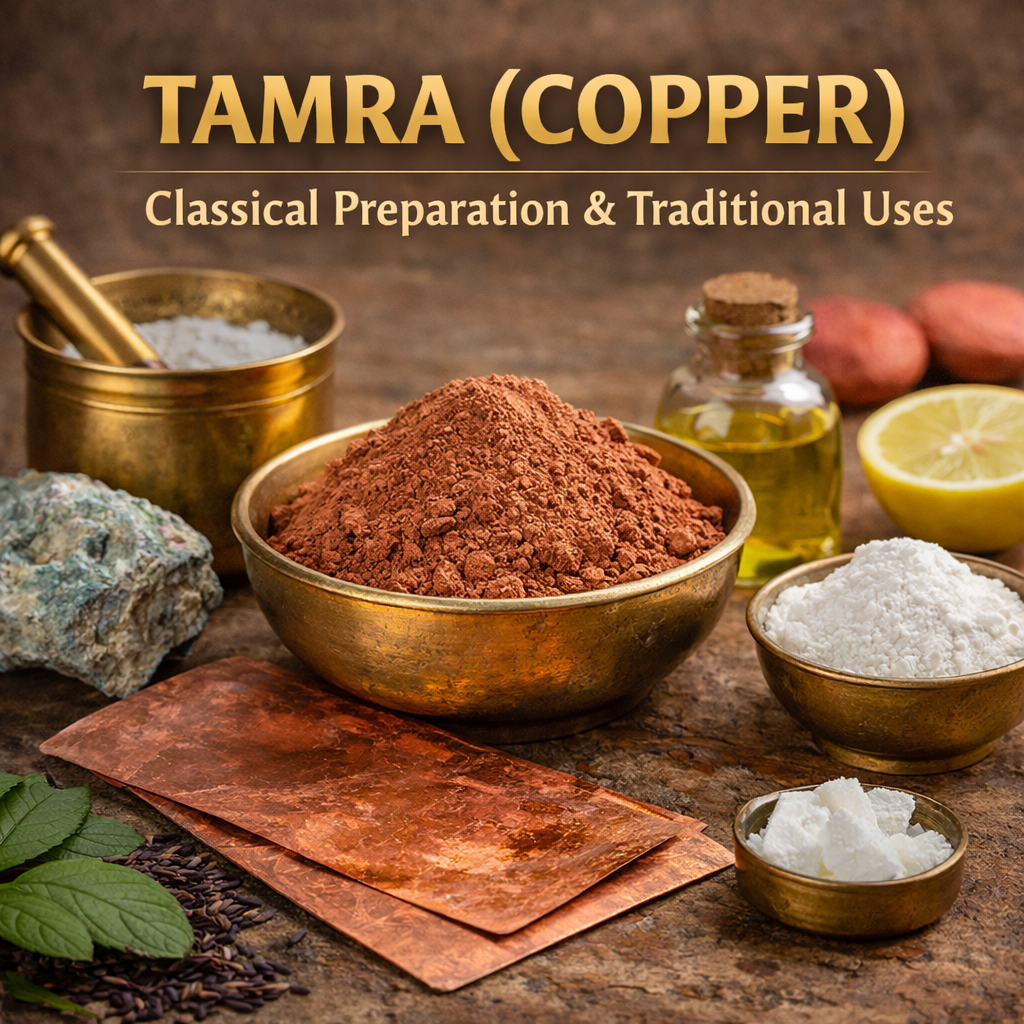 Tamra (Copper) in Ayurveda – Classical Types, Purification & Bhasma Preparation