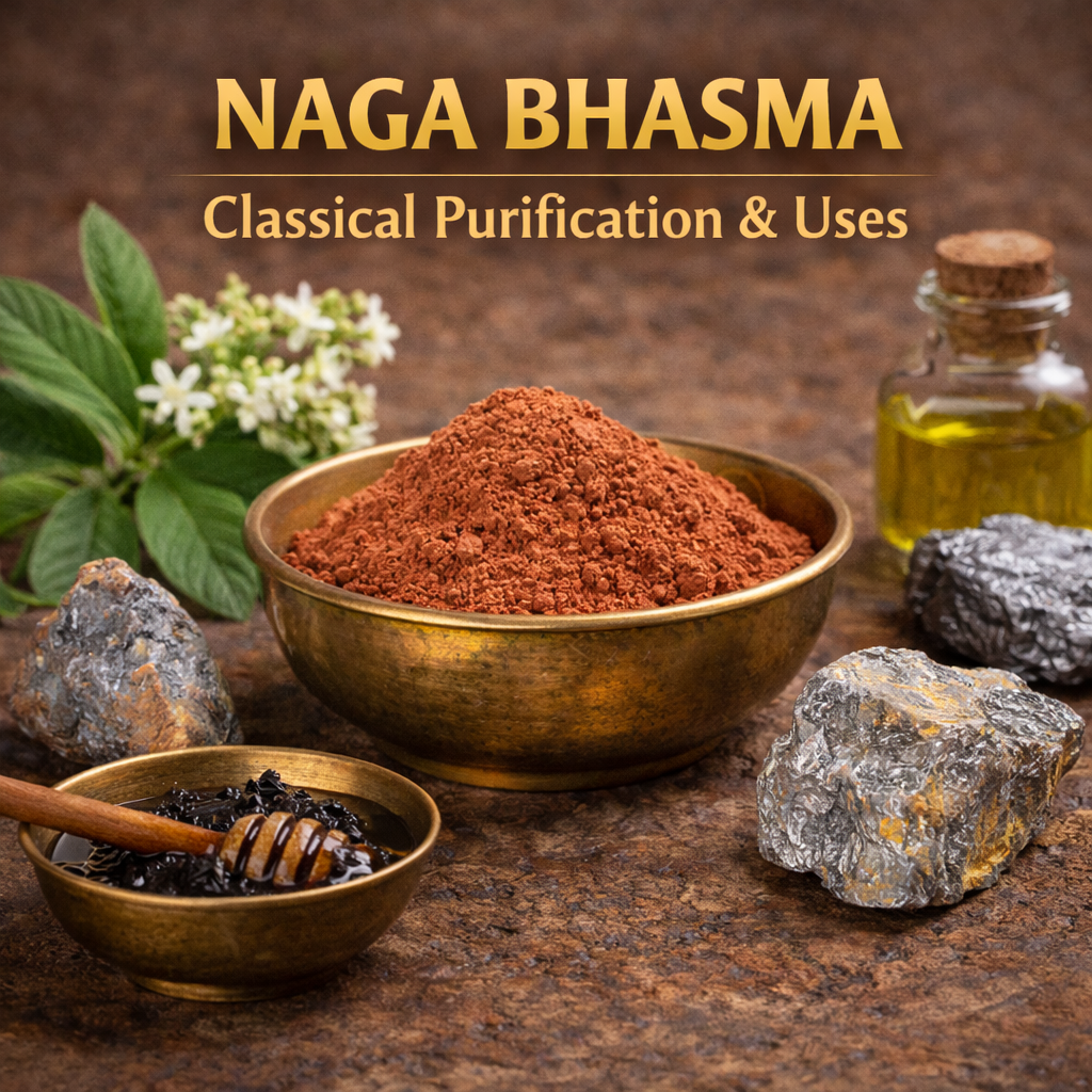 Naga (Lead) in Ayurveda – Classical Purification, Bhasma Preparation & Traditional Uses