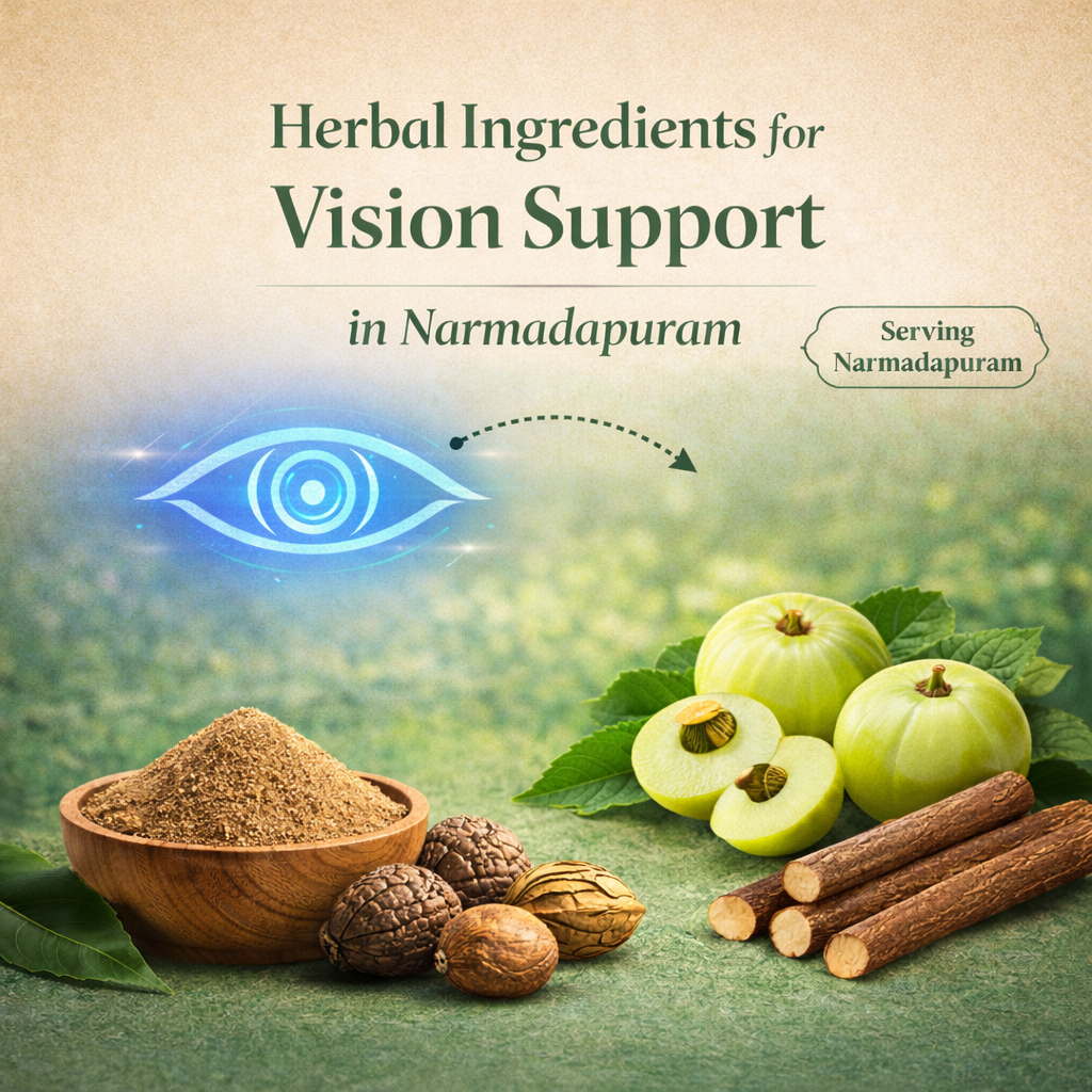 Herbal Ingredients for Vision Support: An Ayurvedic Perspective in Narmadapuram