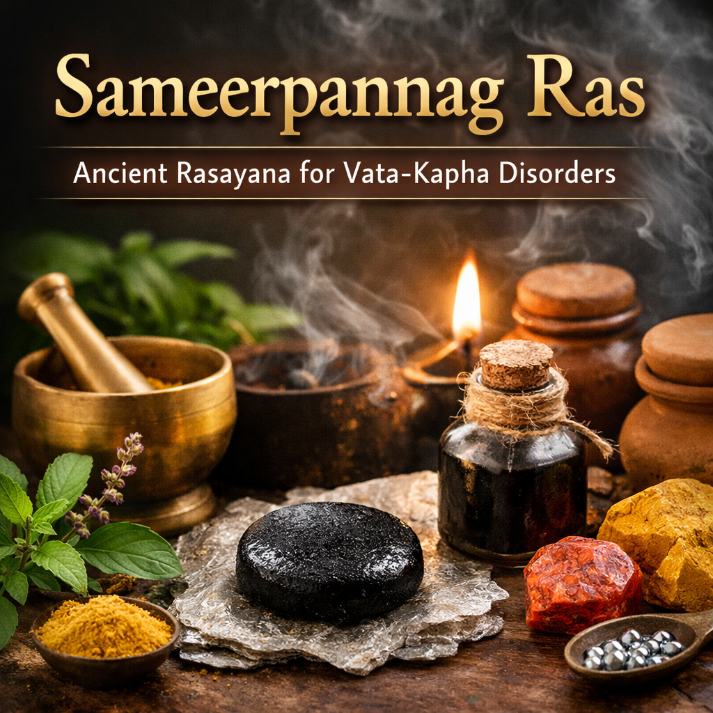 Sameerpannag Ras: A Classical Ayurvedic Rasayana for Vata–Kapha Disorders