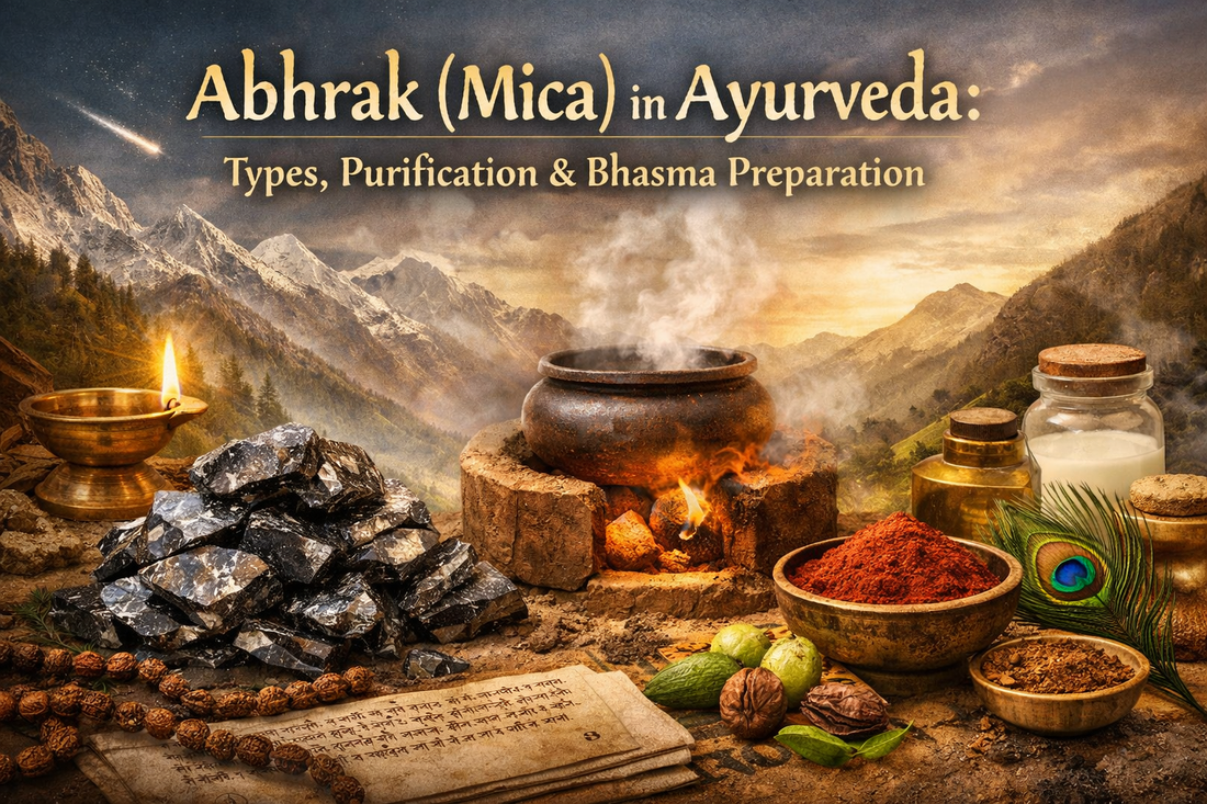 Abhrak (Mica) in Ayurveda: Types, Identification, Purification & Bhasma Preparation