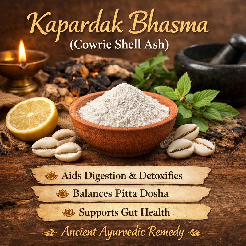 Kapardak (Cowrie Shell) Bhasma: Ayurvedic Introduction, Preparation & Therapeutic Uses