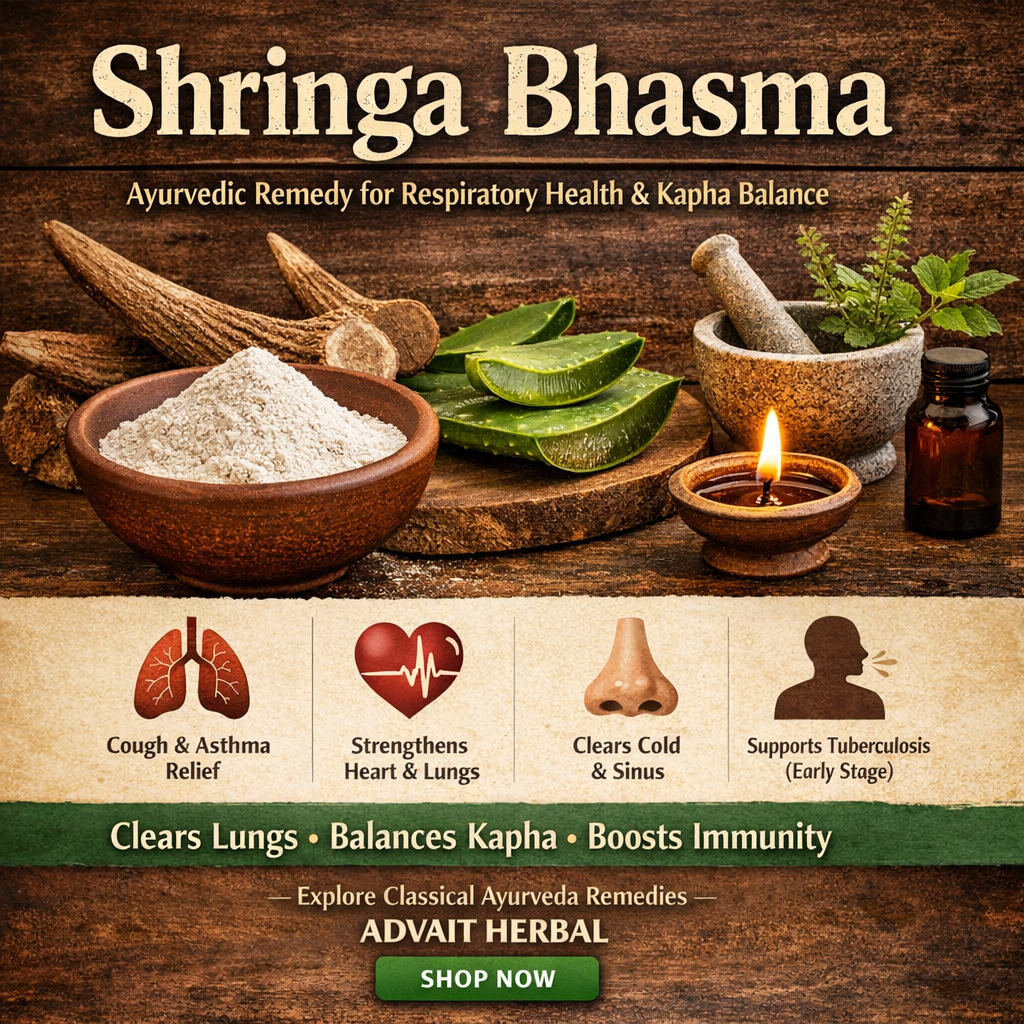 Shringa Bhasma: Ayurvedic Remedy for Respiratory Health & Kapha Disorders