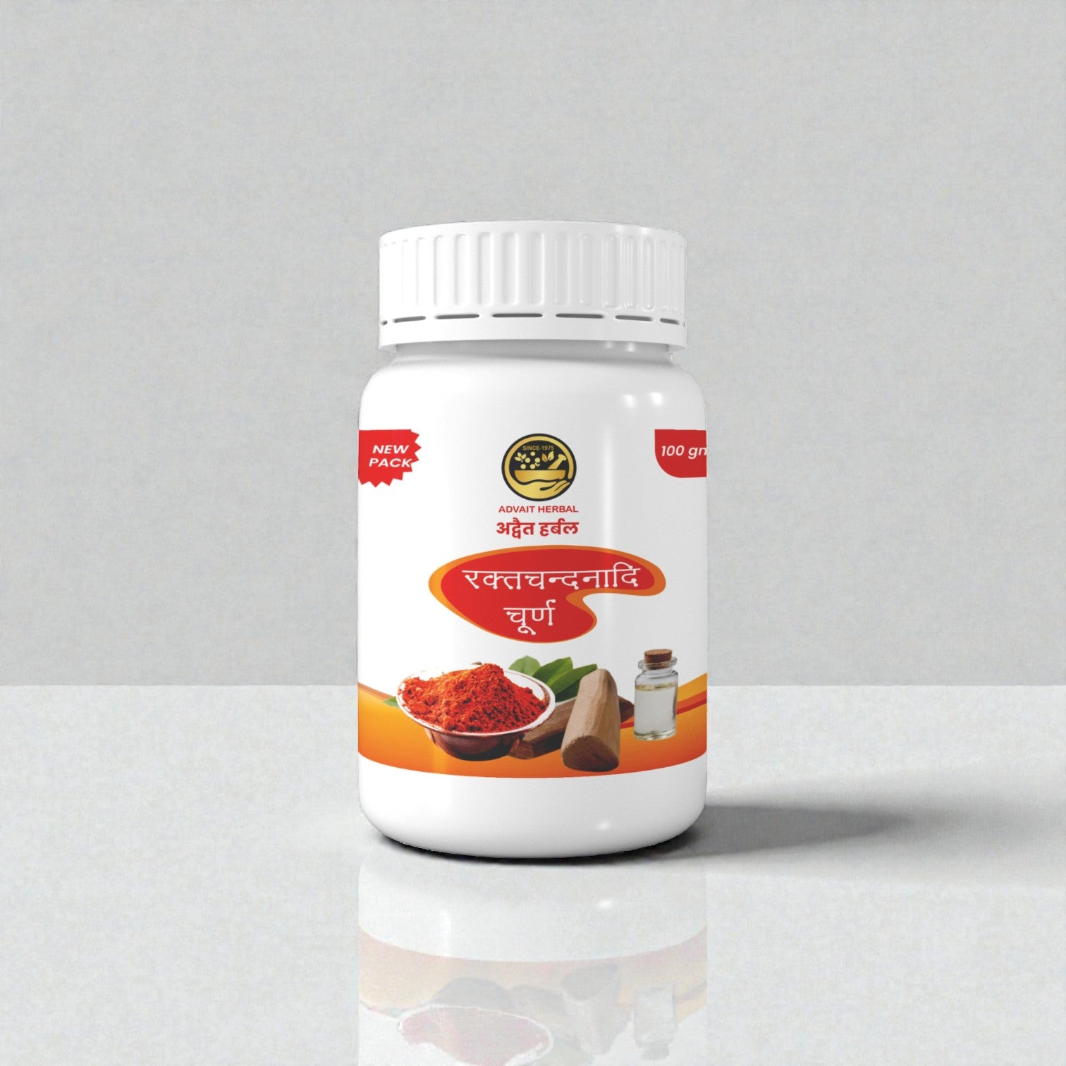 Advait Herbal Raktchandanadi Churna – Ayurvedic Powder for Nerve Pain, Vata Disorders & Circulation Support (100 g)