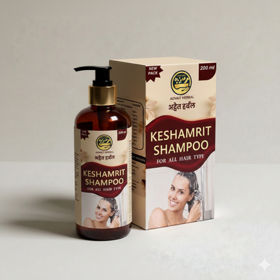Advait Herbal Keshamrit Shampoo 200ml – Ayurvedic Hair Growth, Anti Hair Fall Shampoo